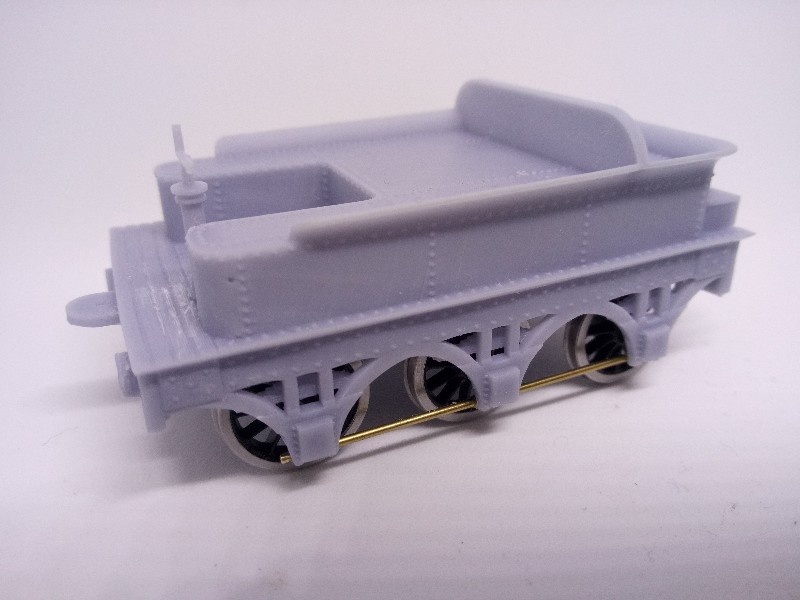 Resin model of GWR 6 wheel tender